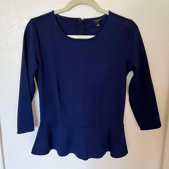 Ann Taylor Peplum Dress Top - Picture 1 of 3